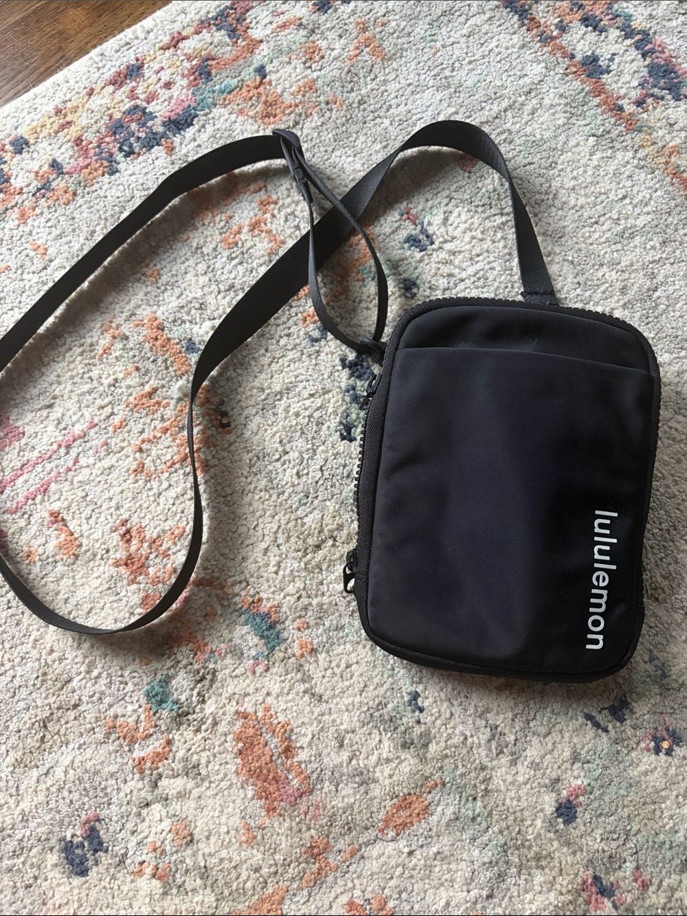 lululemon athletica Small Black Crossbody Belt Bag